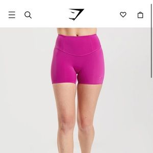 GYMSHARK studio shorts in dragon pink💗